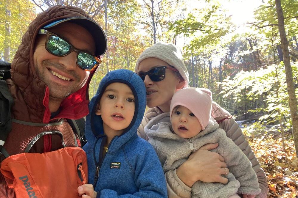 Dr-lillie-pitman-family-hiking Dr. Lillie pitman hiking with family